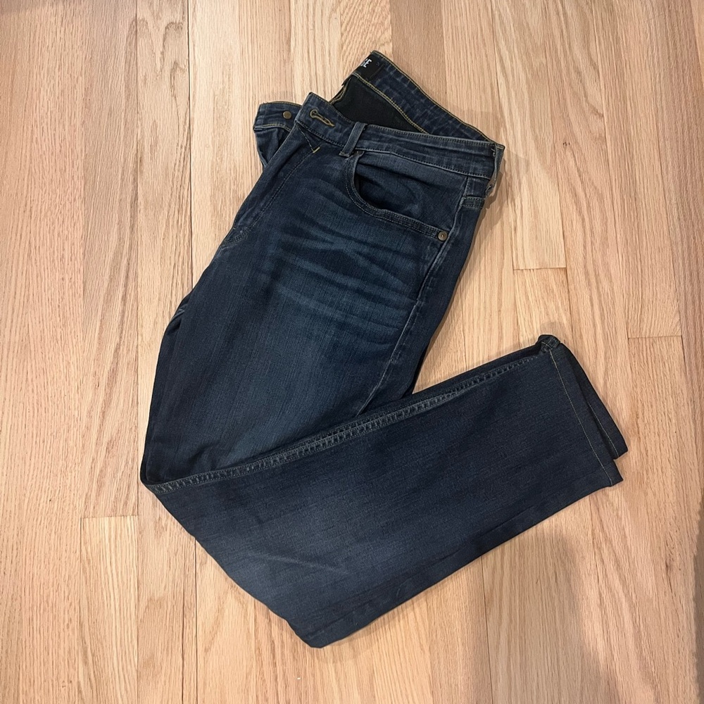 PAIGE Men's Deep Indigo Straight Jeans